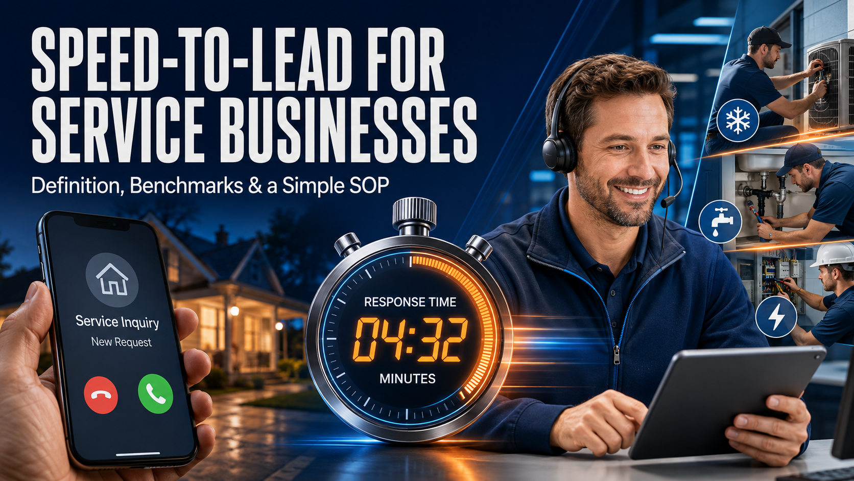 Speed-to-Lead for Service Businesses: Definition, Benchmarks, and a Simple SOP