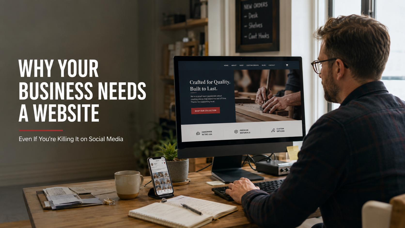 Why Your Business Needs a Website (Even If You’re Killing It on Social Media)
