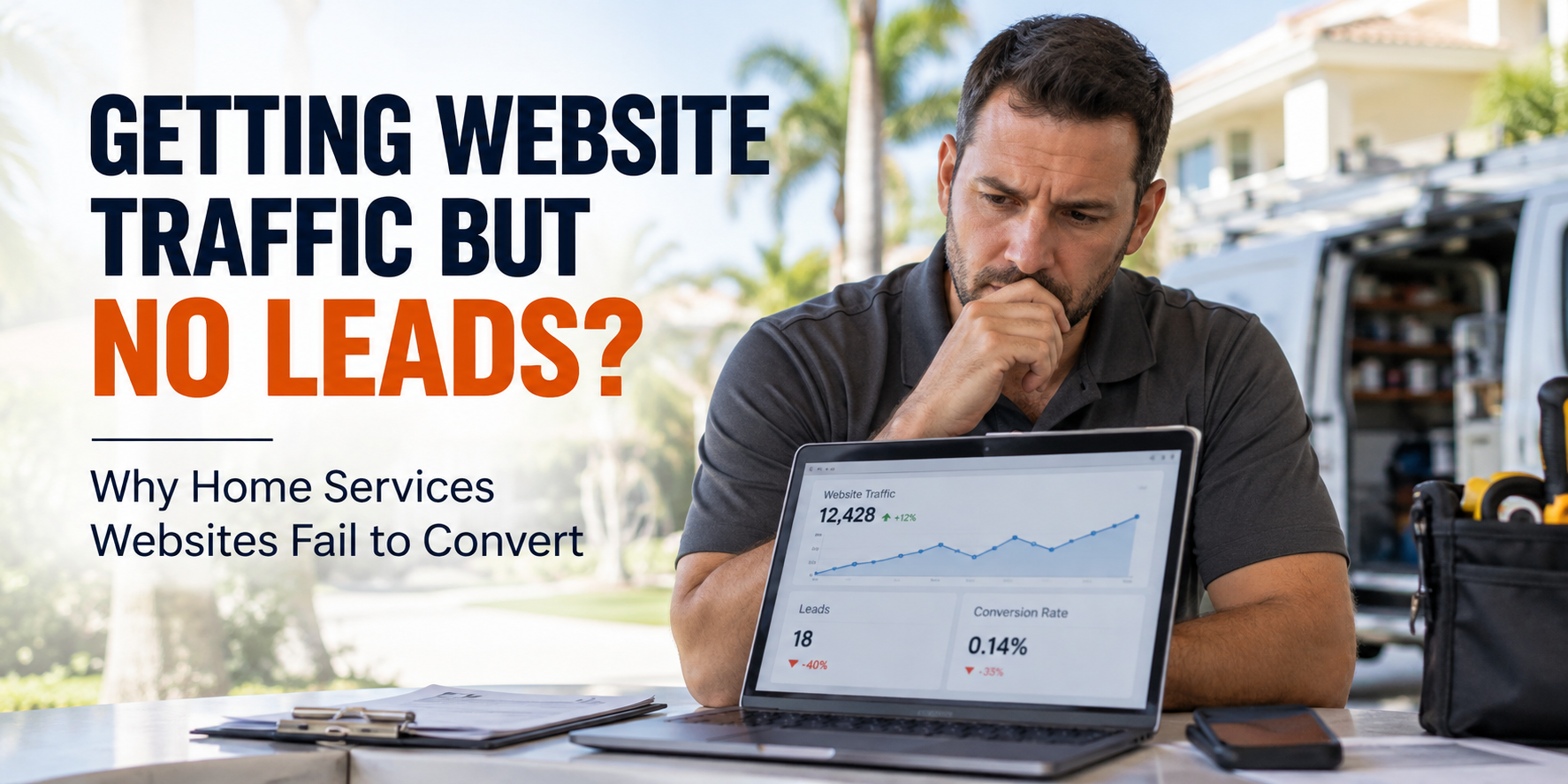 Why Your Home Services Website Gets Traffic but Doesn’t Generate Leads in South Florida
