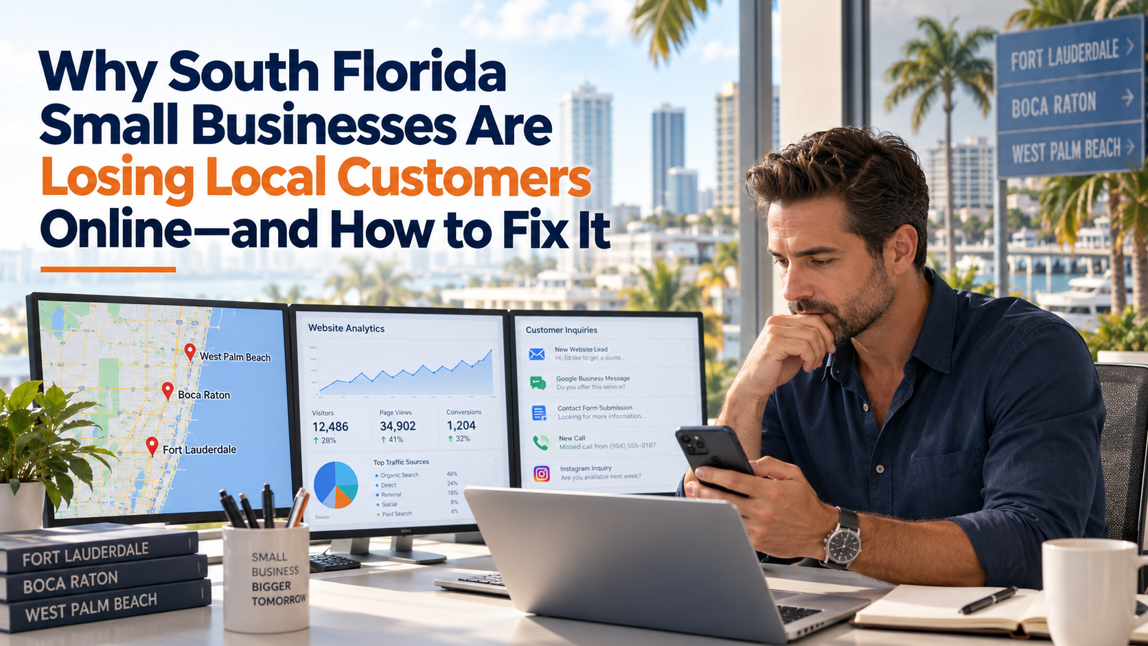 WHY SOUTH FLORIDA SMALL BUSINESSES ARE LOSING LOCAL CUSTOMERS ONLINE